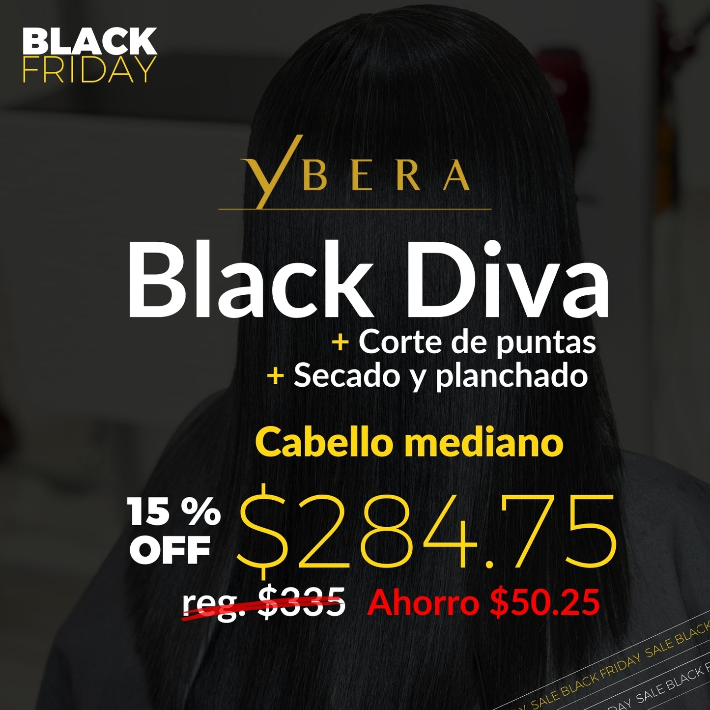Black Diva(Cabello mediano)Ybera Paris