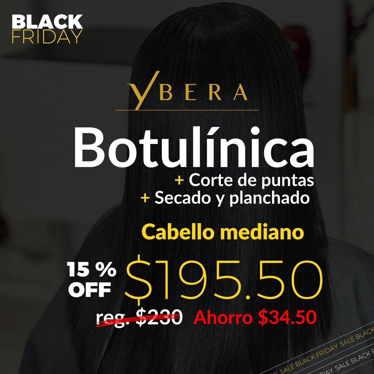 Botulínica( Cabello mediano) Ybera Paris