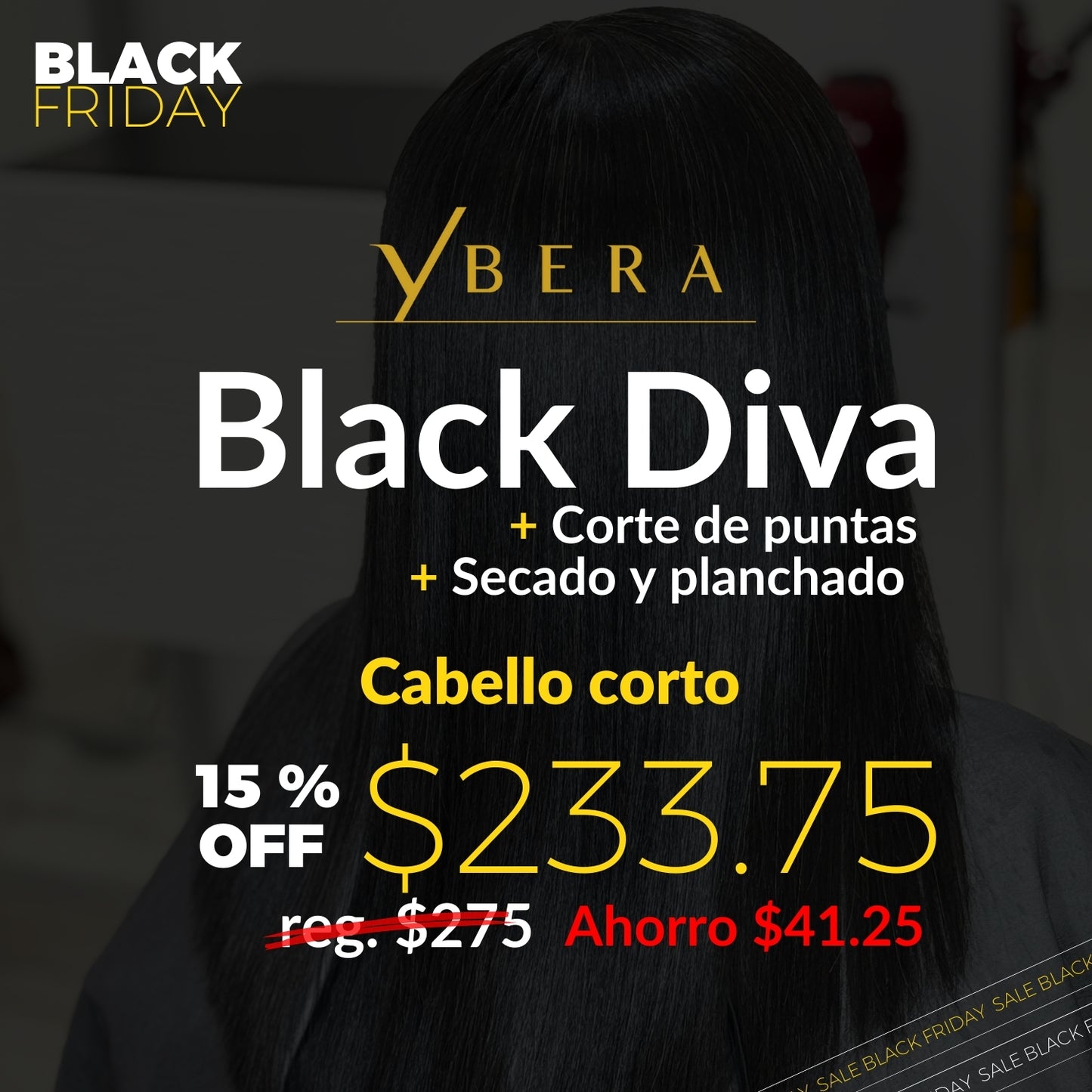 Black Diva(Cabello corto)Ybera Paris