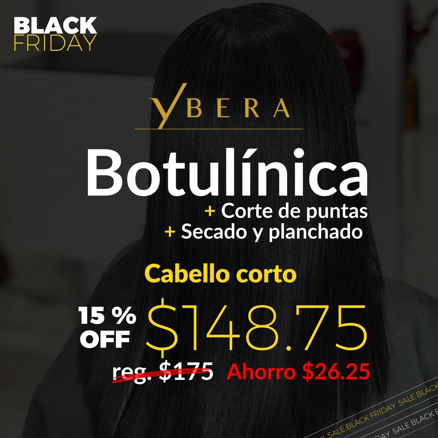 Botulínica( Cabello corto) Ybera Paris